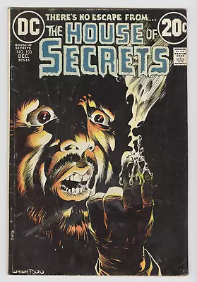 Buy House Of Secrets #103 December 1972 VG Wrightson Cover • 19.38£