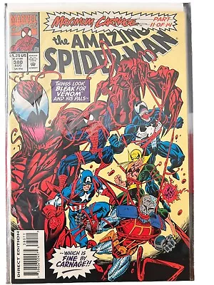 Buy AMAZING SPIDER-MAN #380 MARVEL COMICS (1993) Poly Sealed With Backing • 9.31£