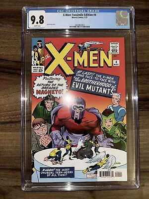 Buy X-men #4 Facsimile Reprint 1st Scarlet Witch Key CGC 9.8 NM/M Marvel Comics 2021 • 10£