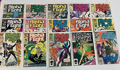 Buy Alpha Flight Comics Lot (15) 7 19 21 35 37 38 41 43 44 45 46 54 55 88 90 Marvel • 12.45£