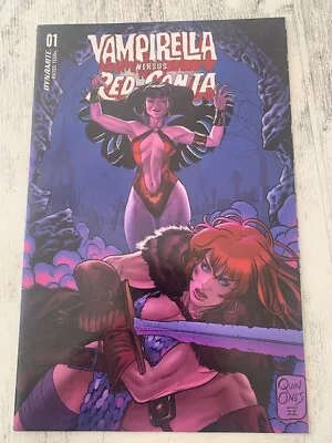Buy Vampirella Vs Red Sonja 1 NM 1st Print Quinones Variant 2022 Dynamite Rare • 5.99£