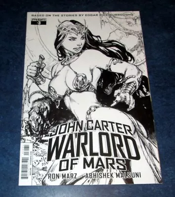 Buy JOHN CARTER WARLORD OF MARS #3 F 1:25 ED BENES B/W Variant DYNAMITE COMIC 2015 • 14.75£