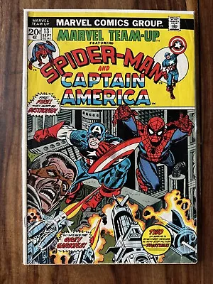 Buy Marvel Team-Up #13 (1973) Spider-Man & Captain America | Marvel Comics • 14.99£