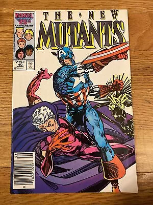 Buy RARE Vintage Marvel Comics Iconic New Mutants #40 1986 Captain America CVR B3 • 3.10£