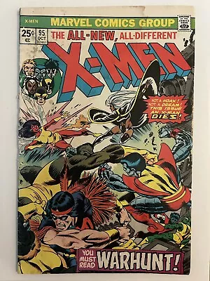 Buy Uncanny X-Men #95 3rd App Of New X-Men Nightcrawler Death Of Thunderbird 1975 VG • 76.88£