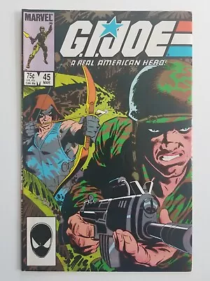Buy G.I. Joe A Real American Hero #45 (1986 Marvel Comics) FN+ First Printing • 6.21£