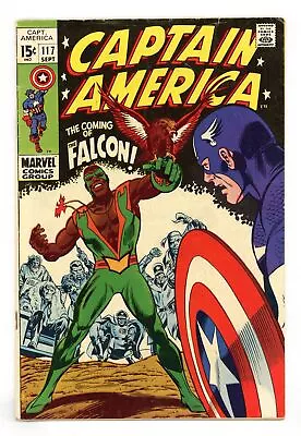 Buy Captain America #117 VG- 3.5 1969 1st App. And Origin Falcon • 120.37£