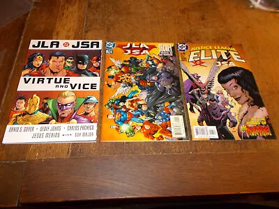 Buy JLA / JSA - Virtue & Vice, SF&O #1, Justice League Elite #6 Justice Society • 10.99£