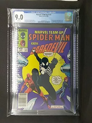 Buy Marvel Team-Up #141 - Marvel 1984 CGC 9.0 Ties With Spider-Man #252 NEWSSTAND • 77.65£