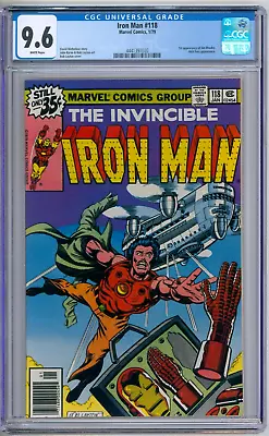 Buy Iron Man 118 CGC Graded 9.6 NM+ 1st Jim Rhodes Marvel Comics 1979 • 174.70£