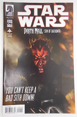 Buy DARTH MAUL: SON OF DATHOMIR Vol. 1 Cover: A, Rare Collectable Star Wars Comic • 59.99£