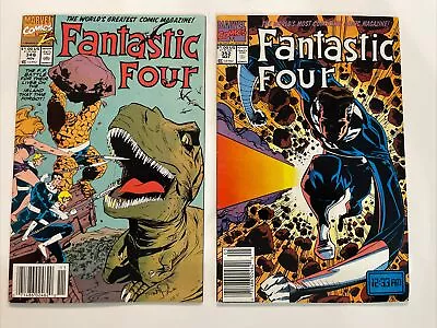 Buy Fantastic Four #346 & #352 RARE MARK JEWELERS Cameo Of TVA, First App Minutemen • 50.47£