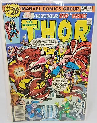 Buy THOR (THE MIGHTY) #250 1976 Marvel 8.0 MANGOG APP • 7.06£