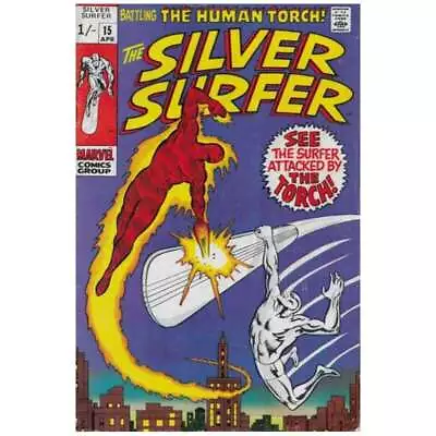 Buy Silver Surfer #15 British Variant  - 1968 Series Marvel Comics Fine+ [x • 48.73£