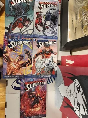 Buy Superboy New 52 Tpb 1-5 Lot • 38.83£