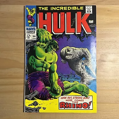 Buy The Incredible Hulk #104 Marvel Comics June 1968 • 38.82£