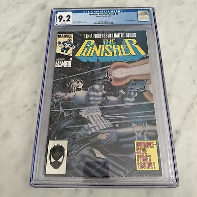 Buy THE PUNISHER LIMITED SERIES #1 CGC 9.2 White Pages  Mike Zeck  1986 • 115.71£