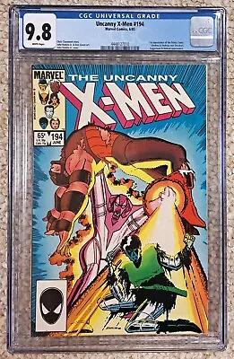 Buy Marvel...the Uncanny X-men #194 Cgc 9.8 1st Fenris Twins Juggernaut Nimrod White • 89.30£