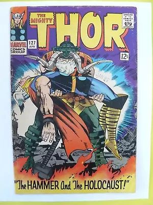 Buy Thor #127 - 1st App Pluto & Hippolyta - Stan Lee & Jack Kirby - VG/FN - Marvel • 19.41£