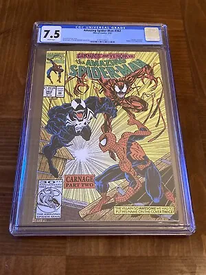 Buy Amazing Spider-Man 362 CGC 7.5 White Pages (2nd App Of Carnage) #002 • 31.70£