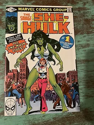 Buy The Savage She Hulk #1 1979 1st Appearance Of She-Hulk / Jenn Walters VF+ • 54.36£