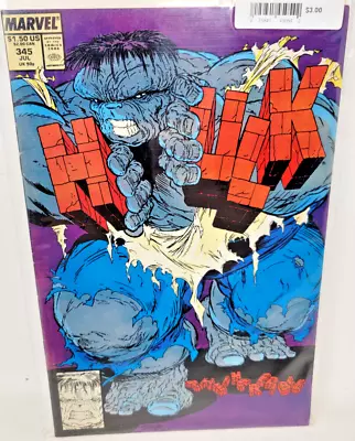 Buy INCREDIBLE HULK #345 1988 Marvel 8.5 Todd McFarlane Cover Art DOUBLE-SIZE • 16.50£