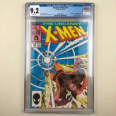 Buy Uncanny X-Men #221 (1987) CGC 9.2, 1st Mister Sinister • 77.80£