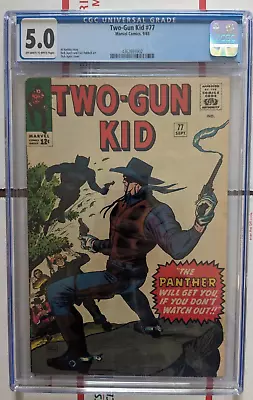 Buy Two-Gun Kid #77 CGC 5.0 - Dick Ayers - Prototype Black Panther! • 271.81£