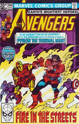 Buy Avengers (1963) # 206 UK Price (6.0-FN) Human Torch, Gene Colan 1981 • 5.40£