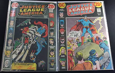 Buy 1970 Justice League Of America 101 102 Low Grade Comic Lot • 7.68£