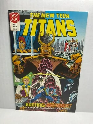 Buy The New Teen Titans Comic Book (Issue #37) Two On The Town (Copper Age) • 7.77£
