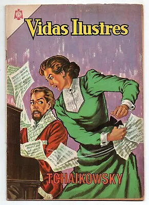 Buy VIDAS ILUSTRES #109 Tchaikowsky, Novaro Mexican Comic 1965 • 5.44£