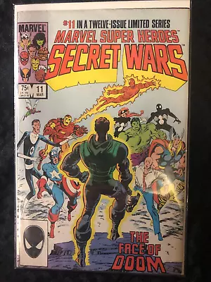 Buy Marvel Super Heroes Secret Wars (1984) #11 1st Print Mike Zeck Doctor Doom VF/NM • 9.31£