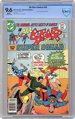 Buy All Star Comics #65 CBCS 9.6 Newsstand 1977 18-3F28741-002 • 74.55£