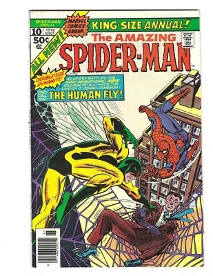 Buy Amazing Spider-Man Annual #10 1976 VF+ Origin Of The Human Fly! Combine Ship • 19.41£