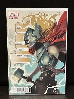 Buy 🔥THOR #6 Variant - Stunning STEPHANIE HANS Cover - MARVEL 2015 NM🔥 • 9.50£