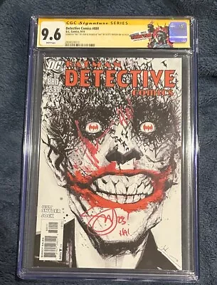 Buy Detective Comics 880: CGC 9.6 Signed By Jock & Snyder And Remarked Ha! - 2011 • 315.09£