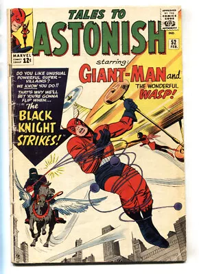 Buy TALES TO ASTONISH #52--1964--GIANT-MAN--KIRBY--SILVER AGE--MARVEL--comic Book • 76.88£