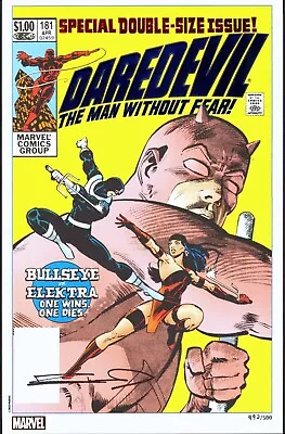 Buy Frank Miller Signed Daredevil 181 Color Print-# 492/500!  Free Shipping! • 89.27£