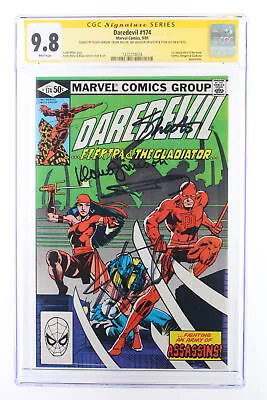 Buy Daredevil #174 - Marvel 1981 CGC 9.8 1st Qpp Of The Hand. SIGNED X4 Stan Lee • 931.15£