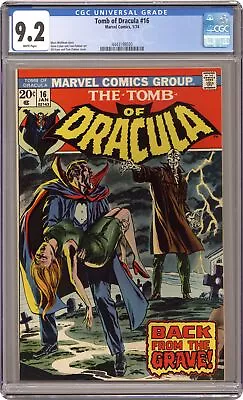 Buy Tomb Of Dracula #16 CGC 9.2 1974 4443198020 • 163.09£