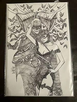 Buy Dc Comics Batman #50 Jim Balent Jetpack Midnight Release Virgin Sketch Variant • 25£