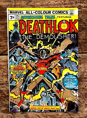 Buy ASTONISHING TALES #25 - 1974 - Bronze Age Marvel/First Deathlok Appearance  VG- • 34£