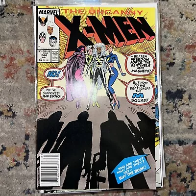 Buy Uncanny X-Men #244 Newsstand High Grade 1st Appearance Of Jubilee Marvel 1989 • 38.82£