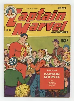 Buy Captain Marvel Adventures #48 VG/FN 5.0 1945 • 140.04£