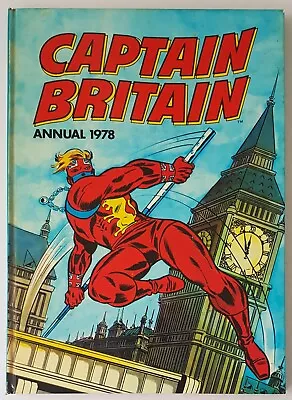 Buy Captain Britain Annual 1978, Marvel Comics Uk, Hardback Book, Unclipped • 22.99£