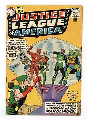 Buy Justice League Of America #4 VG- 3.5 1961 • 100.96£
