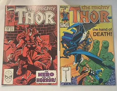 Buy The Mighty Thor # 343 + 416 Marvel Comics • 3.99£