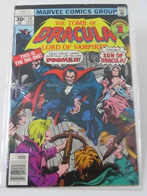 Buy The Tomb Of Dracula #54 1st Son Of Dracula! Bronze Age Marvel Comics 1978! • 17.08£