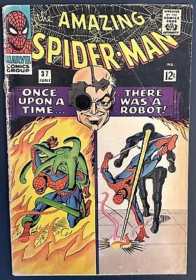 Buy The Amazing Spider-man Comic #37 (marvel,1966) 1st Norman Osborne Silver Age ~ • 46.60£